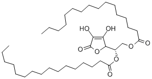 抗坏血酸二棕榈酸酯,28474-90-0,结构式
