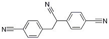 4-[1-Cyano-2-(4-cyanophenyl)ethyl]benzonitrile Struktur