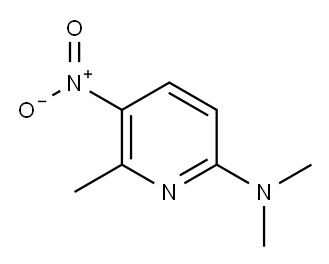 6-(DIMETHYLAMINO)-3-NITRO-2-PICOLINE Structure