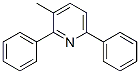 3-methyl-2,6-diphenylpyridine Struktur