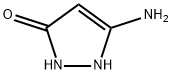 3-アミノ-1,2-ジヒドロピラゾール-5-オン 化学構造式