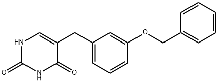 5-benzyloxybenzyluracil Structure