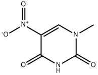 1-甲基-5-硝基尿嘧啶, 28495-88-7, 结构式