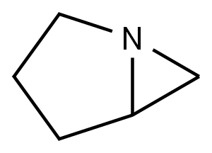 1-アザビシクロ[3.1.0]ヘキサン 化学構造式