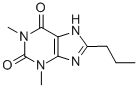 1,3-ジメチル-8-プロピル-1H-プリン-2,6(3H,7H)-ジオン 化学構造式