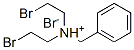 benzyl-bis(2-bromoethyl)azanium bromide Structure
