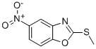 5-Nitro-2-thiomethyl benzoxazole Structure