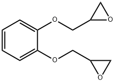 o-bis(2,3-epoxypropoxy)benzene  Struktur