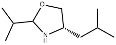 Oxazolidine, 2-(1-methylethyl)-4-(2-methylpropyl)-, (4S)- (9CI) 化学構造式