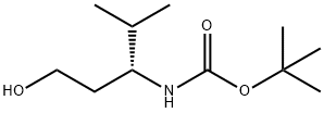 Carbamic acid, [(1R)-1-(2-hydroxyethyl)-2-methylpropyl]-, 1,1-dimethylethyl Struktur
