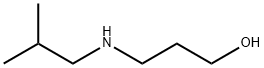 3-ISOBUTYLAMINO-PROPAN-1-OL 化学構造式