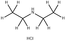 二乙基-D10-胺 盐酸盐, 285132-87-8, 结构式