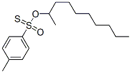 4-Methylbenzenesulfonothioic acid S-decyl ester Structure