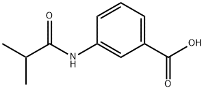 3-(イソブチリルアミノ)安息香酸 化学構造式