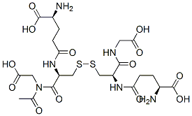N-acetylglutathione Structure