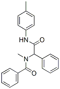 Benzamide, N-methyl-N-[alpha-(p-tolylcarbamoyl)benzyl]- (8CI) Structure