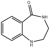 1,2,3,4-tetrahydrobenzo(e)(1,4)diazepin-5-one Struktur