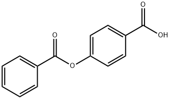 4-(ベンゾイルオキシ)安息香酸 化学構造式