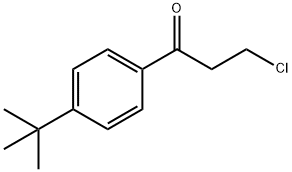 1-(4-T-ブチルフェニル)-3-クロロプロパン-1-オン 化学構造式