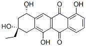 (8S,10S)-8-Ethyl-7,8,9,10-tetrahydro-1,6,8,10-tetrahydroxy-5,12-naphthacenedione 结构式