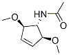 Acetamide, N-[(1alpha,2beta,5beta)-2,5-dimethoxy-3-cyclopenten-1-yl]- (9CI) Struktur