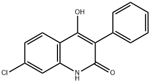7-氯-4-羟基-3-苯基-2(1H)-喹啉酮, 28563-19-1, 结构式