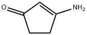 3-アミノシクロペント-2-エン-1-オン 化学構造式