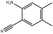 2-AMINO-4,5-DIMETHYLBENZONITRILE Structure