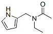 2-(N-Acetyl-N-ethylaminomethyl)-1H-pyrrole Structure