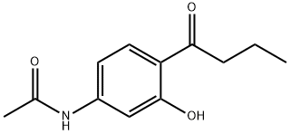 N1-(4-BUTYRYL-3-HYDROXYPHENYL)ACETAMIDE Struktur