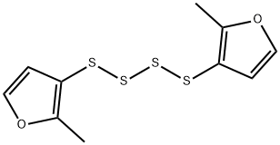 Bis(2-methyl-3-furyl)tetrasulfide Struktur