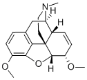 3,6α-ジメトキシ-17-メチル-4,5α-エポキシ-7,8-ジデヒドロモルフィナン 化学構造式