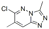 6-クロロ-3,7-ジメチル-1,2,4-トリアゾロ[4,3-b]ピリダジン 化学構造式