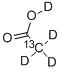 Acetic  acid-2-13C,d4 Structure
