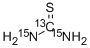 THIOUREA-13C-15N2  99 ATOM % 13C  98+ A& Structure