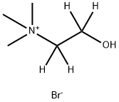 CHOLINE-1,1,2,2-D4 BROMIDE Structure