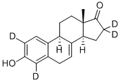 エクイリン-2,4,16,16-D4 化学構造式