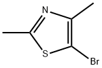5-ブロモ-2,4-ジメチル-1,3-チアゾール 化学構造式