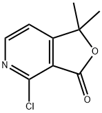 Furo[3,4-c]pyridin-3(1H)-one, 4-chloro-1,1-dimethyl- Structure