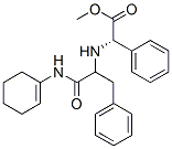 Benzeneacetic acid, alpha-[[2-(1-cyclohexen-1-ylamino)-2-oxo-1-(phenylmethyl)ethyl]amino]-, methyl ester, (alphaS)- (9CI) Structure