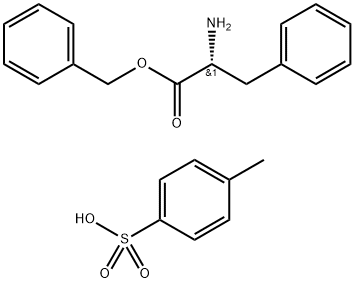 D-フェニルアラニンベンジルp-トルエンスルホン酸塩 化学構造式