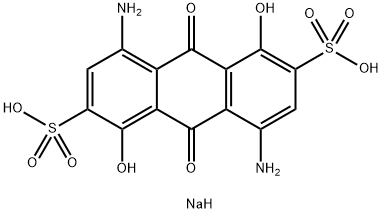 4,8-ジアミノ-9,10-ジヒドロ-1,5-ジヒドロキシ-9,10-ジオキソアントラセン-2,6-ジスルホン酸二ナトリウム