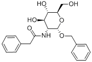A-BENZYL-N-CBZ-D-GLUCOSAMINIDECRYSTALLIN E Struktur