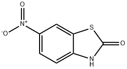 6-硝基-2-苯并噻唑啉酮 结构式