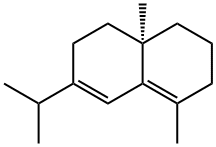 [R,(+)]-2,3,4,4a,5,6-Hexahydro-1,4a-dimethyl-7-(1-methylethyl)naphthalene Structure
