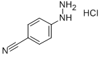 4-Cyanophenylhydrazine hydrochloride Struktur