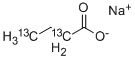 SODIUM BUTYRATE-2,4-13C2 Structure