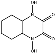 1,4-DIHYDROXYOCTAHYDROQUINOXALINE-2,3-DIONE Structure