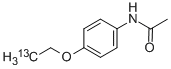 PHENACETIN-ETHOXY-1-13C Structure