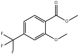 2-甲氧基-4-三氟甲基苯甲酸甲酯, 286441-66-5, 结构式